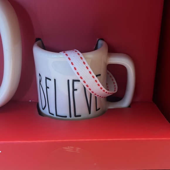 Rae Dunn Mug and Ornament set - Picture 3 of 4